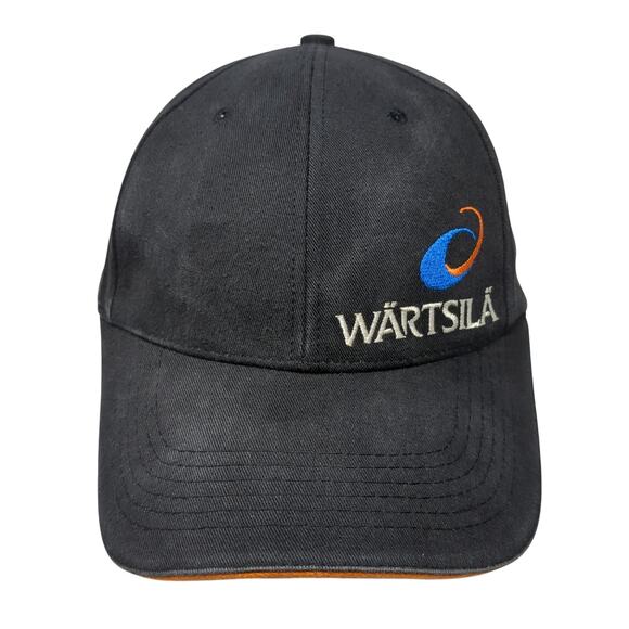 Unbranded Other - Wartsila Strapback Hat Black One Size Embroidered Adjustable 6 Panel